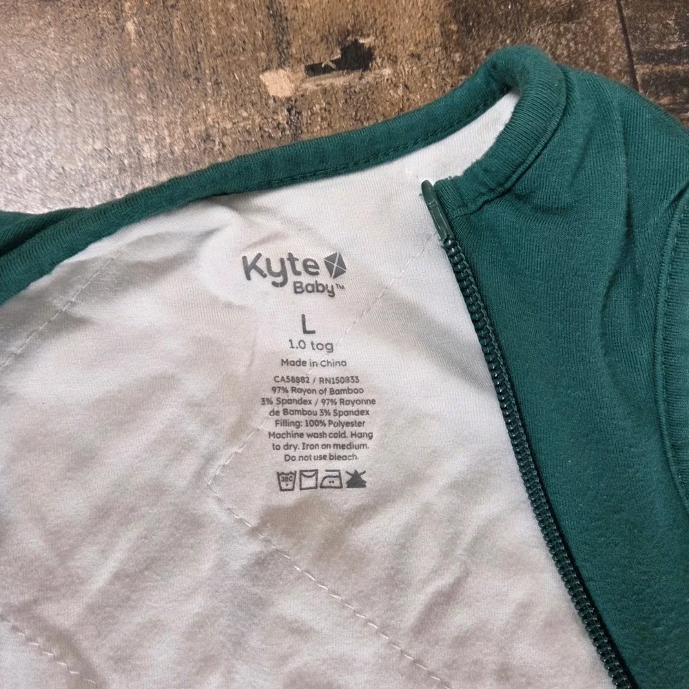 Kyte Heavy Baby Sleep Sack 1.0 Tog Bamboo Blend Toddler Size Large Lot of 2 - Picture 8 of 14